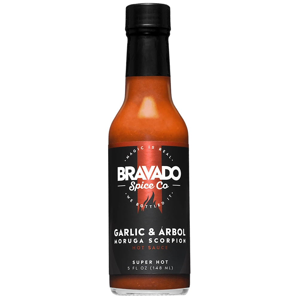 Bravado Spice Co. Garlic & Arbol Moruga Scorpion Hot Sauce 5 Oz. 3 Bravado Spice Co. Garlic & Arbol Moruga Scorpion Hot Sauce 5 Oz.