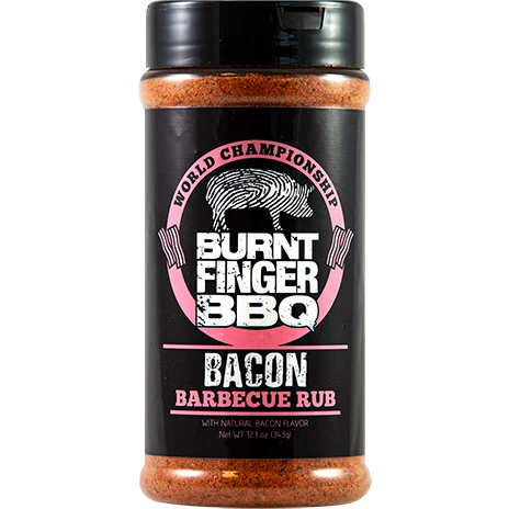 Burnt Finger BBQ Bacon Barbecue Rub 12.1 Oz. 3 Burnt Finger BBQ Bacon Barbecue Rub 12.1 Oz.