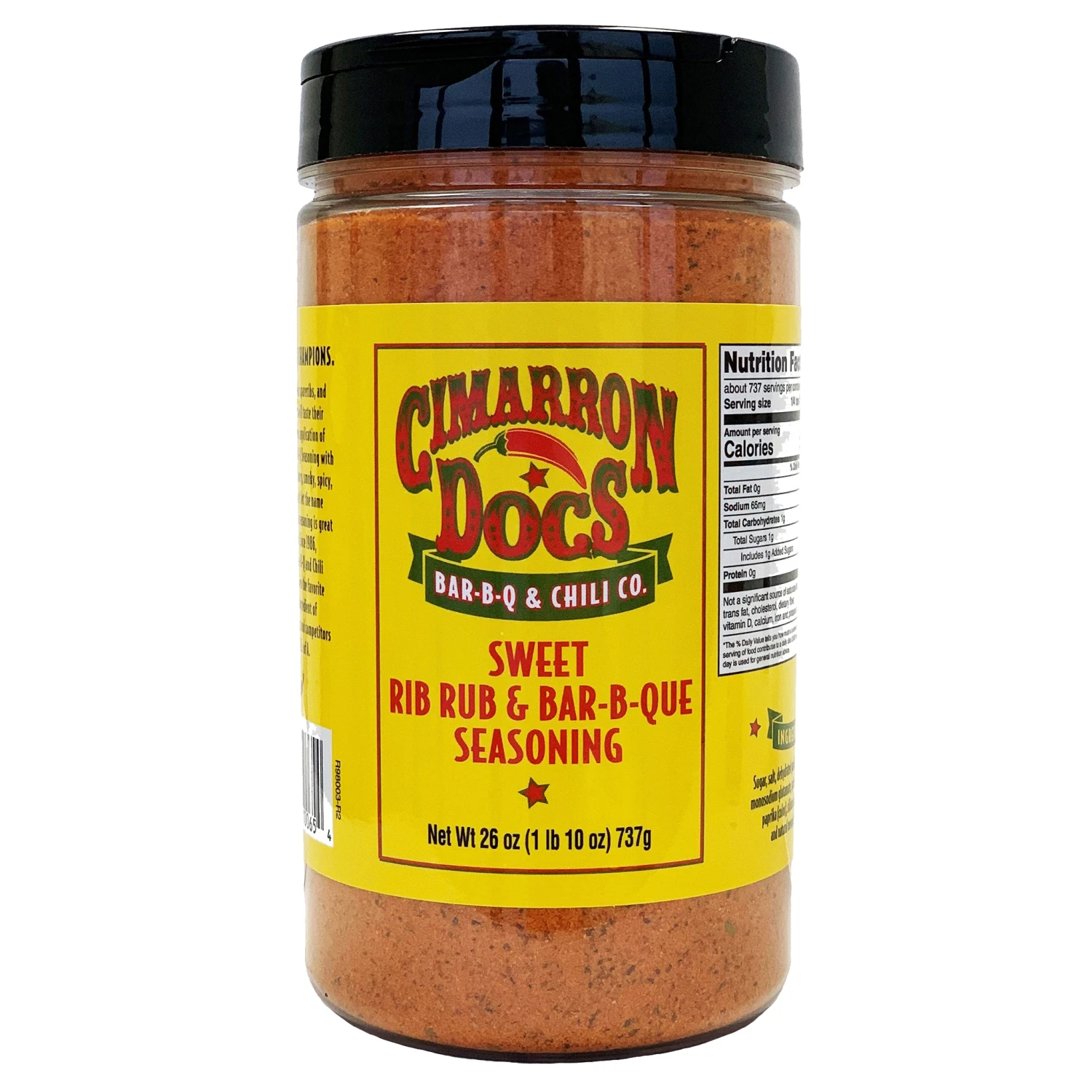 Cimarron Doc's Sweet Rib Rub & Bar-B-Q Seasoning 1 Lb. 10 Oz. 3 Cimarron Doc's Sweet Rib Rub & Bar-B-Q Seasoning 1 Lb. 10 Oz.