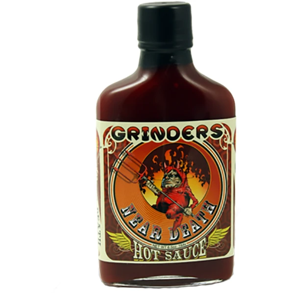 Grinders Near Death Hot Sauce (6.5 Oz.) 3 Grinders Near Death Hot Sauce (6.5 Oz.)