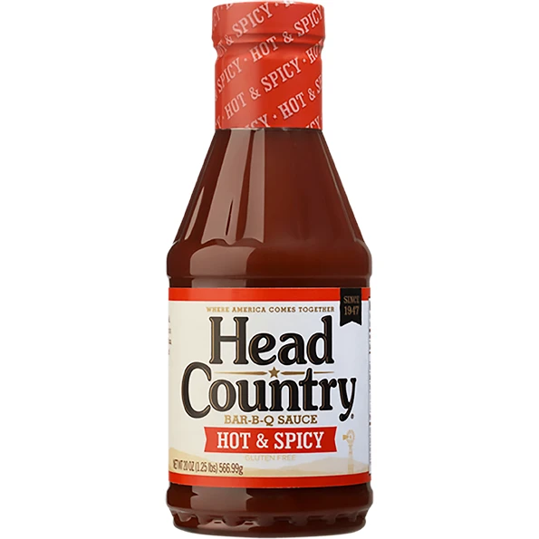 Head Country Hot & Spicy Bar-B-Q Sauce 20 Oz. 3 Head Country Hot & Spicy Bar-B-Q Sauce 20 Oz.