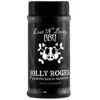 Loot N' Booty BBQ Jolly Roger Black Rub - 14 Oz. -Barbecue Supplies Shop loot n booty bbq jolly roger black rub 14 oz 30126939603011