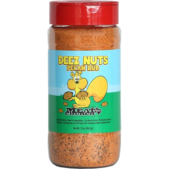 Meat Church Deez Nuts Pecan Rub 12 Oz. 3 Meat Church Deez Nuts Pecan Rub 12 Oz.