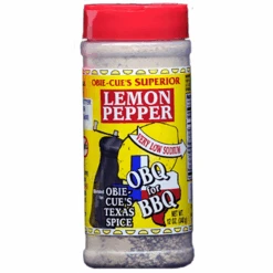 Obie-Cue's Lemon Pepper 12 Oz.