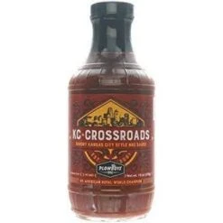 Plowboys BBQ KC Crossroads BBQ Sauce 16 Oz.