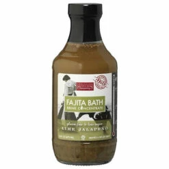 Sweetwater Spice Co. Lime Jalapeño Fajita Bath – Bright, Zesty Brine For Grilled Meats (16 Oz)