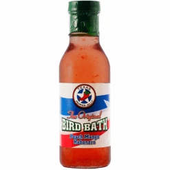 Texas Pepper Jelly Bird Bath Peach Mango Habanero 12 Oz.